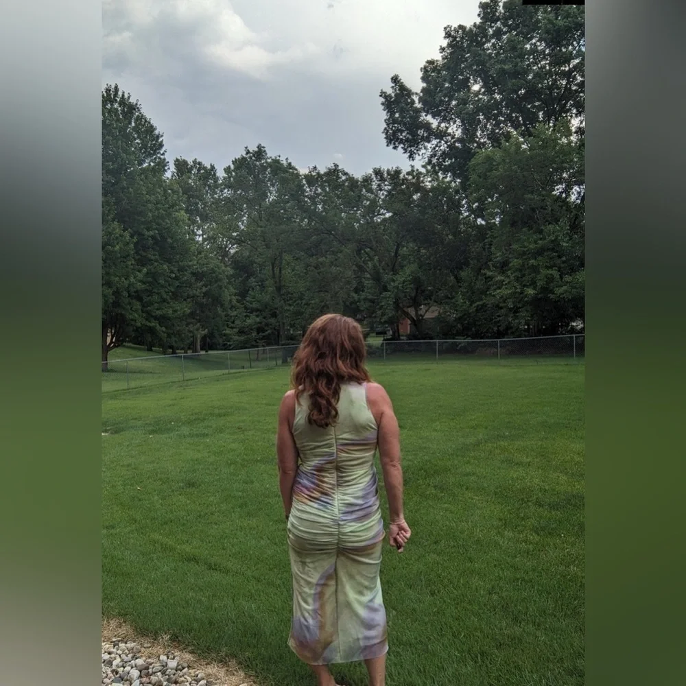 HYFVE TIE DYE MIDI DRESS FROM ZARA 🌈 - Picture 3 of 8